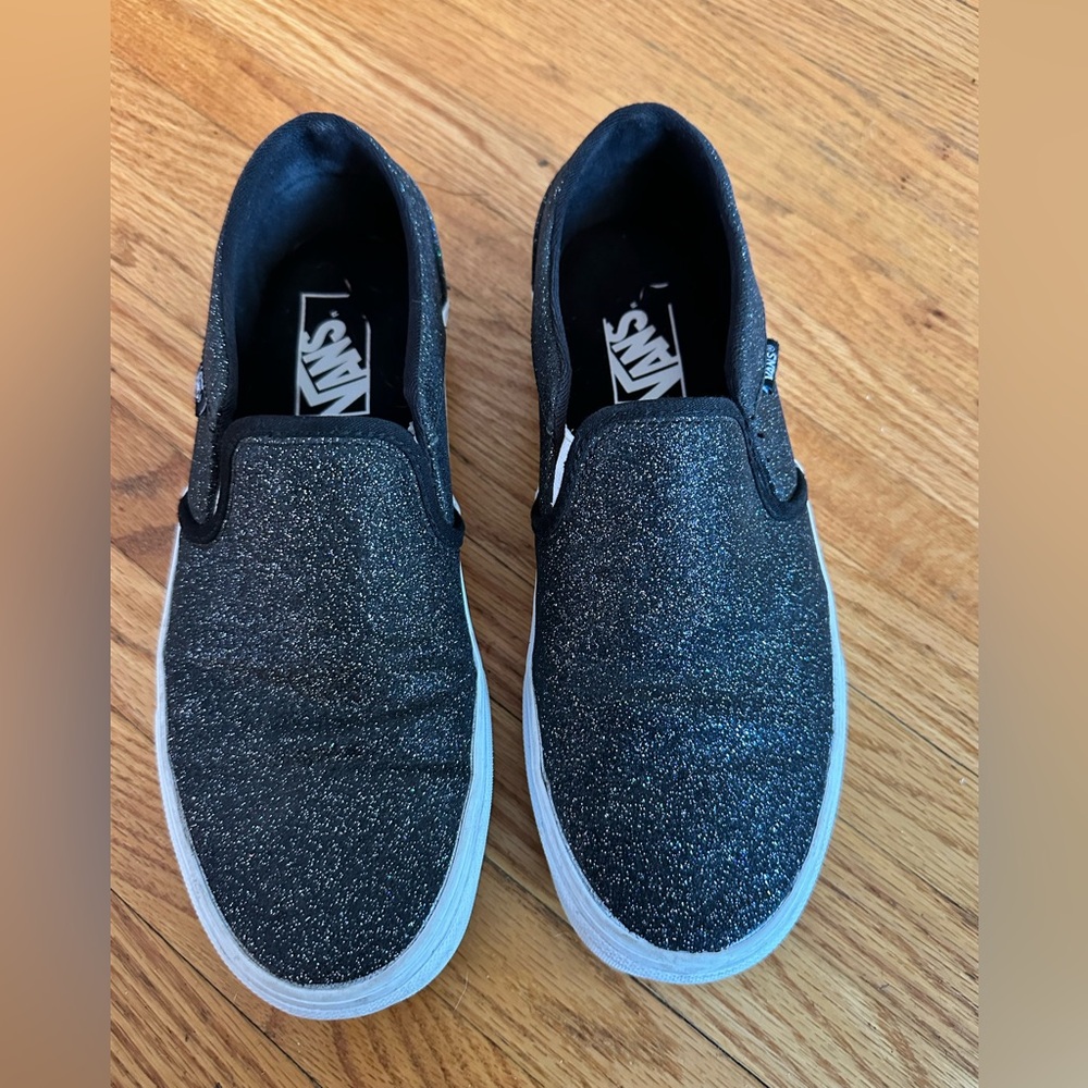 Vans Glitter Slip-On Sneakers